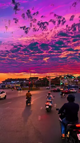 The sunset is so beautiful, I miss you so much. #sunset #fyp 
