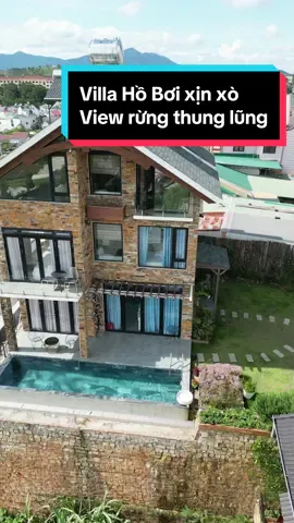 Villa Hồ Bơi view cực xịn tại Đà Lạt. Sức chứa lớn cho nhóm 16 khách, AC quan tâm du lịch Đà Lạt xin liên hệ nhé #bookingvilladalat #villanguyencandalat #bietthunguyencandalat 