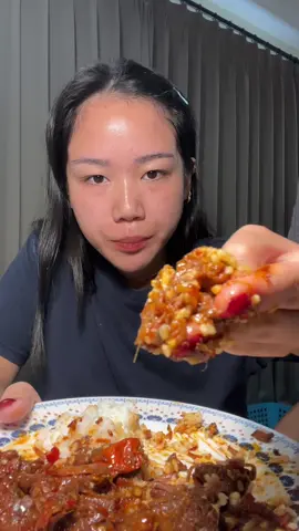 Setelah ketagihan makan manis, skrg gue ketagihan makanan pedes🙌🏻 #merconmerahputih 