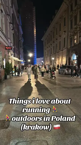 Running in Poland. #poland #krakow #europe #tourism #polishtiktok #culture #Running #polishlife #sports #nature #parks #marathon 