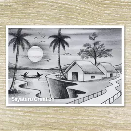 Sunset Nature Drawing Tutorial #drawing #drawings #painting #paintingart  #LearnOnTikTok #tiktoktutorial #tutorial #drawingtutorial #arttutorial #paintingtutorial #sayatarucreation #pencil #pencilart #pencilsketch #pencildrawing #freetutorial #freelearning #learntiktok #tiktokindia_ #tiktokbangladesh #tiktokartist #tik_tok #tiktok #tiktokindia #ketch #sketching #drawinglovers #sunset #sunsetdrawing #sunsetpainting #sunsetnature
