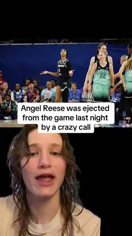 you know its bad when your opponent is arguing it for you #WNBA #wbb #angelreese 