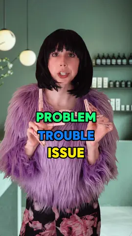 😵‍💫Problem, trouble or issue? Did you know the difference? 😍 Improve your English with us!😍😍 #english #learnenglish 