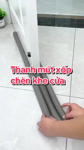 Thanh mút xốp chèn khe cửa giúp ngăn bụi, ngăn côn trùng, cách âm, giữ hơi lạnh điều hoà #thanhmutxopchenkhecua #mutxopchenkhecua #mutxopchencua #xopchenkhecua #giadungtienich 