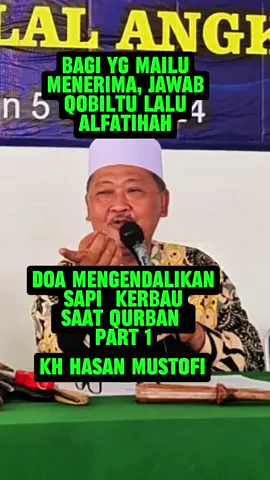 Doa mengkondisikan sapi agar jiwaku oleh KH Hasan Mustofi MUI #kotatangerangselatan  #CapCut #MUI  #jurusembelihhalalindonesia #edukasijuleha  #julehaindonesia 