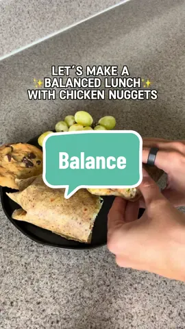 A dietitian eating chicken nuggets?? Say it ain’t so!! 😱😉 The great thing about balance is eating what you want (in this case, chicken nuggets) and adding what you need (in this case, yogurt, cottage cheese, and high protein wrap!) to elevate your nutrition while also satisfying what your body wants.  #food #nutrition #balance #EasyRecipe #lunchrecipe #highprotein #highproteinrecipe 