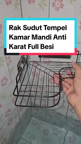 rak sudut tempel kamar mandi anti karat full besi #raksudutkamarmandi #rakkamarmanditempel #raksuduttempel 
