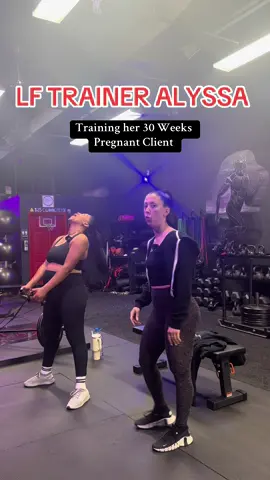 How many times does Alyssa’s client complain about the workout? #fyp #training #personaltrainer #newjersey #workingout #privatetraining #gymworkouts #pregnancyworkouts #Fitness #GymTok @Alyssa Pantaleo @Jasmine Nola 
