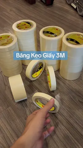 Băng keo Giấy 3M 320 Masking Tpae Che Chắn Sơn, viết ghi chú.... #3m320 #3mmaskingtape #bangkeogiay 
