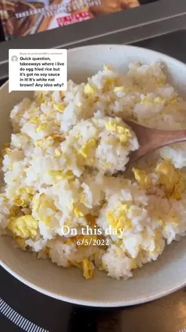 #onthisday I actually love my egg fried rice like this, but its not how most of the takeaways will be making theirs. This is a recipe for if your in a rush and arent worried about gate keeping Chinese takeaway food, which as we all know is westernised visit @Ziangs Food Workshop for our 1st cookbook where we the recipe for a real Chinese takeout fried rice can be found #food #Recipe #friedrice #eggfriedrice 