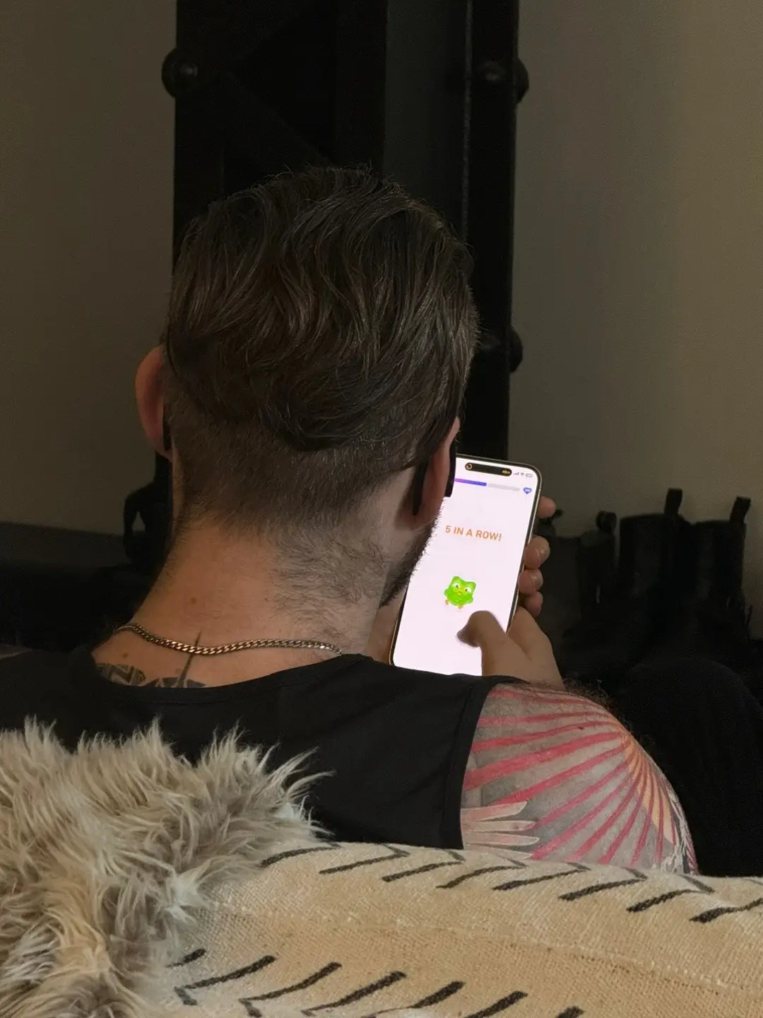 When you catch him trying to learn chinese so he can talk to your mom 🥰 #gaytiktok 