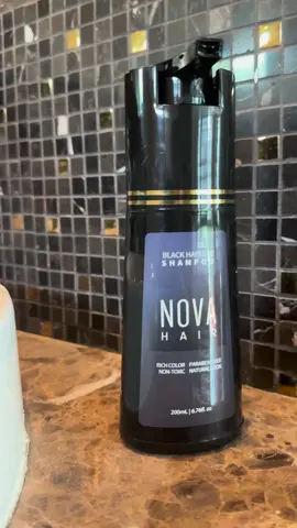NovaHair Instant Dye Shampoo did wonders for my grey hair.