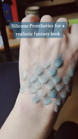 Lets start with some Prosthetics trials I did last year #mermaid #scales #siliconeprosthetic #sfxmakeup #sfx #makeupartist #cosplay 