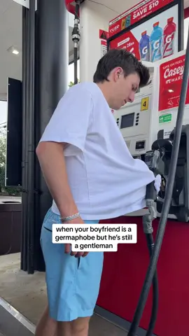 He refuses to touch that handle😂 #Relationship #couple #relatable 