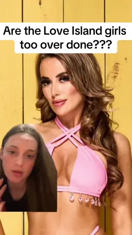 Theres an uproar on tiktok just now about how all the girls look like they have too much filler! What do you think?  #LoveIsland #harrietloveisland #loveisland2024 #loveislanduk #loveislandclips #fillercheck #fakefiller 