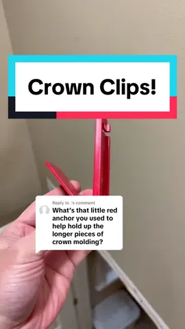 Replying to @. Must have for solo crown molding jobs. Link in comments 👍🏻 #woodworking #carpenter #DIY #construction #tools 