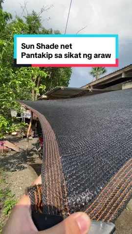 Laking tulong para mabawasan ang init sa labas ng bahay! proteksyon din sa halaman #sunshadenet #antiuvsunshadenet #sunshadenetoutdoor #foryou 
