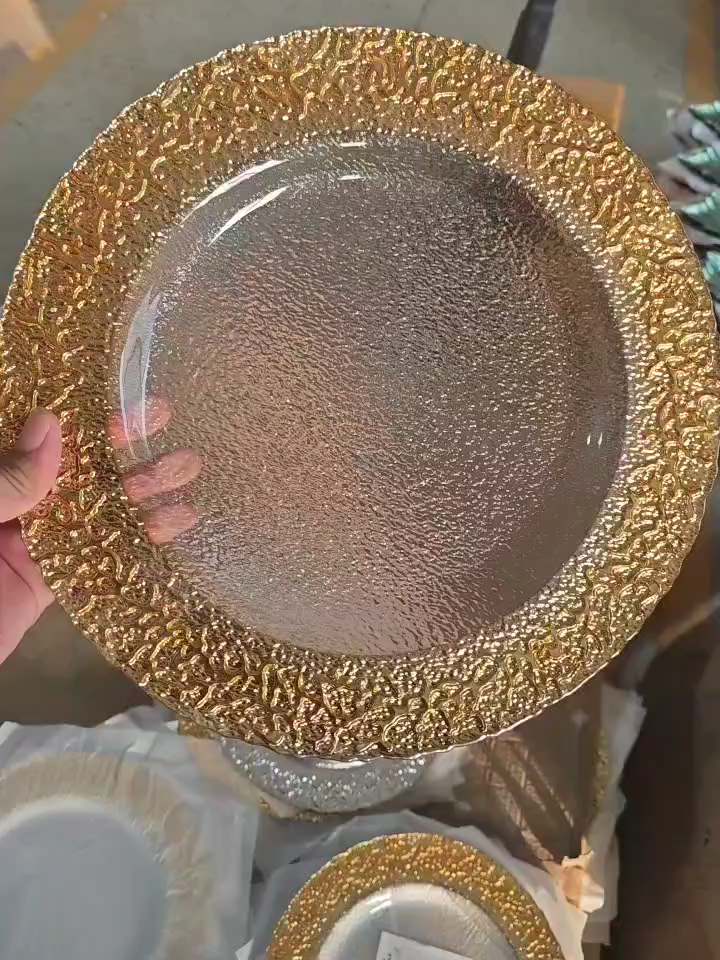 GLASS PLATES#dinnerware #plate #weddings