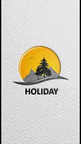New Holiday logo design #adobeillustrator #adobephotoshop #Graphic #Designer #paidwork #pageforyou_🔥 #foryoupageofficiall #Asadgraphics 
