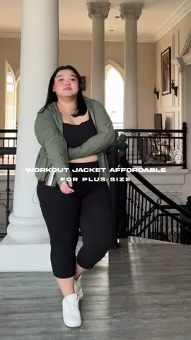 Workout jacket affordablee for plus sizee!!😉✨✨✨ Link no 134👀 #jacket #gymjacket #workoutoutfit #gymoutfit #gayaditiktok #plussizegymoutfit 