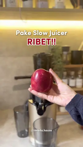 ribet manaa nih ama yg harus potong, bersihin biji, saring? aku sih lebih praktis pake slow juicer! kualitas jusnya juga lebih oke @Ecohome Indonesia #slowjuicer #fy 