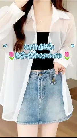 Áo sơ mi voan#viral #review #xuhuong #outfit 