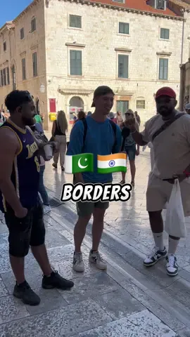 There are borders everywhere, but its what in people’s hearrs that matter the most ❤️🌎 Love for all, hatred for none ❤️✨ #india #pakistan #japan #croatia #dubrovnik 