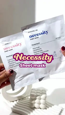 ✨NEW PRODUCT LAUNCH 6.6. NECESSITY SHEET MASK✨ #Madamegie 
