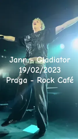 @Jann Praga Rock Cafe 19/02/2023  Filmik jest moją własnością #jann#janniarycontent #janrozmanowski #gladiator #charisma #koncert #janntheking #rockcafe #praga 