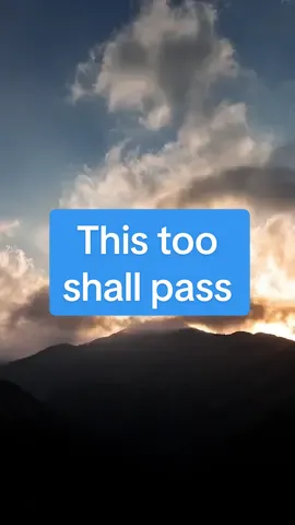 In case you needed the reminder today… this too shall pass.💙  Seriously, just keep going.