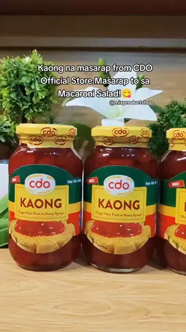 Cdo Kaong Red sarap nito sa Macaroni Salad #cdo #kaong #macaroni #fypspotted #mixproduct #foryoupage 