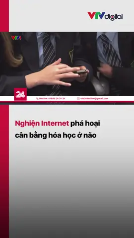 Tình trạng nghiện internet gây ra nhiều thay đổi trong hóa học ở não bộ và có thể dẫn đến những hành vi nghiện ngập. #vtv24 #vtvdigital #tiktoknews #songkhoe247 