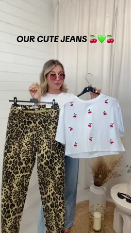 THOSE ARE CUTE JEANS ❤️🍒💙 The best content day with @Paige Halewood 🤍 #jeans #jeanshighwaist #highwaistjeans #cutejeans #thosearecutejeans #denimjeans #cherrytshirt #cherrytees #cherrytrend #kardashians #kendalljenner 