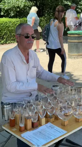 Playing the Harry Potter theme song with wine glasses! 🤯 #harrypotter #wineglasses #wineglassmusic #musicals #hiddentalents 
