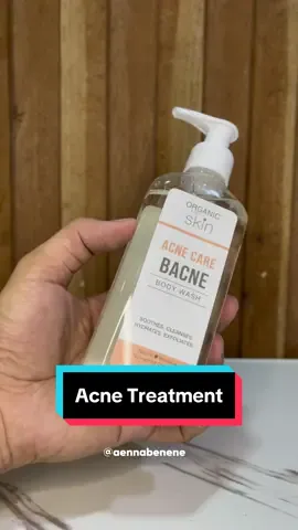 Ang dami kong sinubukan pero ito lang yung naging okay sa body acne ko. Organic Skin Bacne Body Wash lang pala, Japan formulated pa #bacne #bodywash #organicskincare #acne #foryou #fyp #foryoupage 