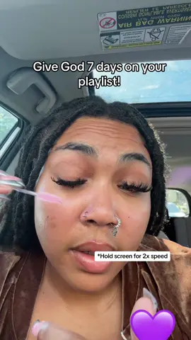 Give God 7 days on your playlist! You'll instantly see the difference in your mind!! #fypシ゚viral #christiantiktok #christian #religion #fypage 