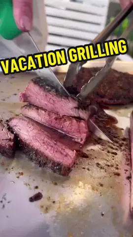 Out on vacation, wanted to cook up some fun with my new friends. Check it out! 🔥🥩 #steak #danosseasoning #grilling #Recipe #EasyRecipe 