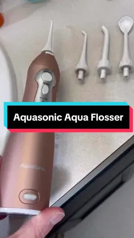 Enhance your dental care game with the AquaSonic Aqua Flosser! Its high-powered water jet makes flossing quick and effective, especially for tight teeth like mine. Perfect for on-the-go with its handy travel bag. Don't forget to follow @aquasonic to learn more about their products  @stackinfluence #aquasonic #aquasonicpartner #oralhealth #teethgoals #dentalflosser #oralirrigator 
