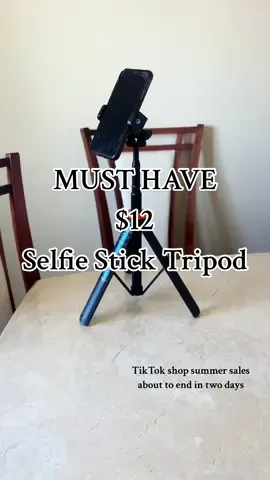 Must have for all content creation! The perfect Selfie Stick Tripod for content creation! #selfiestick #selfiesticktripod #tripod #tripodcontent #contentcreation #contentcreationmusthaves #tiktokshop #ttshop #tiktokshopsummersale #summersale