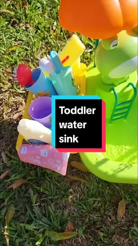 the best little toy! #livingstone #Summer #toddlersoftiktok #tiktokshop #ad #toys #water #sink 