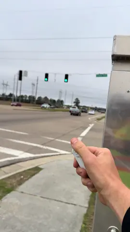 Controlling traffic lights with a button! #trafficlightdoctor #fyp 