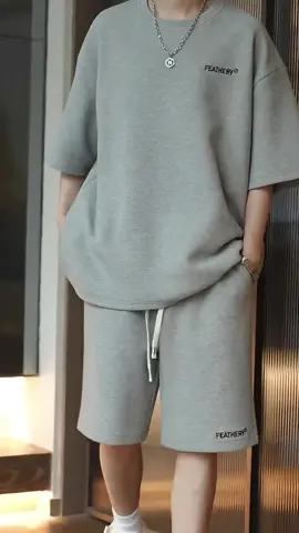 กางเกงขาสั้นเสื้อยืดแขนสั้นวาฟ#yp #tiktok #Love 