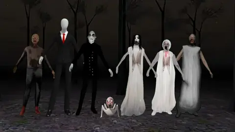 slendrina's family #grandpa #granny #slendrina #angeline #nosferatu #slenderman #slendrinachild 