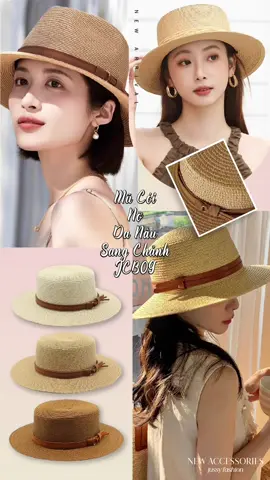 Unboxing Mũ nón cói đai da sang chảnh 👒 đi biển các nàng ơi ❤️ #jussy #jussyofficial #nón #mũ #nonbucket #noncoi #muataitiktokshop #fyp #xuhuong 