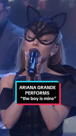 @arianagrande performs “the boy is mine”! ♡ #FallonTonight #TonightShow #ArianaGrande #eternalsunshine #theboyismine  