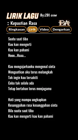 bagian:11 | Kepastian Rasa🎶🎧,#liriklagu #lirikgoogle #lirikvideo #laguviral #kepastianrasa #zbi #zbicrew #fyp #fypシ゚viral #fypage #xybca #4u #beranda 