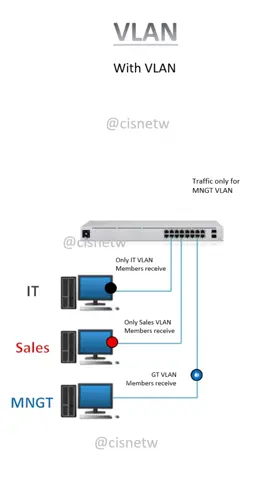 VLAN Virtual Local Area Network  #ciscopackettracer #cisconetworking #ethernetcable #cisco #IT #foryoupage #fypシ゚viral #fyp #fiberoptics #computernetworking #computernetwork #vlan #computerengineering #ipcisco #ciscoramon 