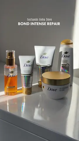 testando a nova linha da @Dove Beauty & Personal Care : Bond Intense Repair 🫧🎀🧴| publi #bondrepair #cuidadoscomcabelo #haircare 