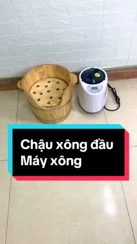 Chậu xông đầu + máy xông hero chuyên dùng trong #spa #duongsinhdongy #duongsinh #goidauduongsinh #goidau 