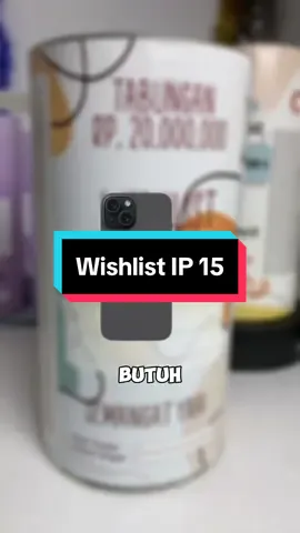 Celengan Target 10ribu get 20juta untuk wishlist Iphone 15 bismillah aja ya di tambah solawat juga  #celengantarget #celengan #wishlist 